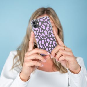iMoshion Coque Design Samsung Galaxy A42 - Léopard - Violet