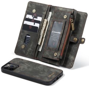 CaseMe Etui de téléphone de luxe en cuir deux en un iPhone 12 (Pro)