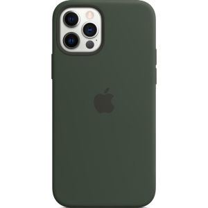 Apple Coque en silicone MagSafe iPhone 12 (Pro) - Cypress Green