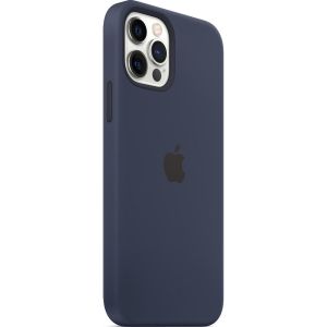 Apple Coque en silicone MagSafe iPhone 12 (Pro) - Deep Navy
