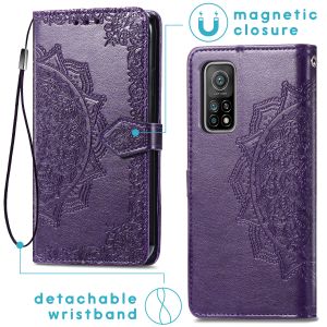 iMoshion Etui de téléphone portefeuille Mandala Xiaomi Mi 10T (Pro) - Violet