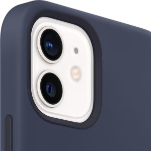 Apple Coque en silicone MagSafe iPhone 12 Mini - Deep Navy