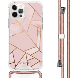 iMoshion Coque Design avec cordon iPhone 12 (Pro) - Pink Graphic