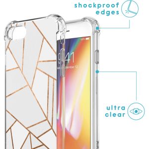 iMoshion Coque Design avec cordon iPhone SE (2022 / 2020) / 8 / 7 - White Graphic