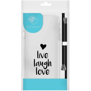 iMoshion Coque Design avec cordon iPhone Xr - Live Laugh Love