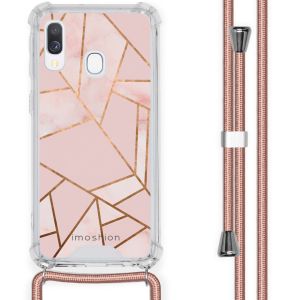 iMoshion Coque Design avec cordon Samsung Galaxy A40 - Pink Graphic