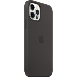 Apple Coque en silicone MagSafe iPhone 12 Pro Max - Black