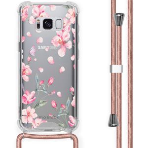 iMoshion Coque Design avec cordon Samsung Galaxy S8 - Fleur - Rose