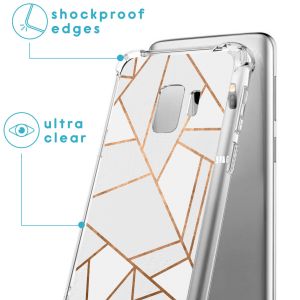 iMoshion Coque Design avec cordon Samsung Galaxy S9 - White Graphic