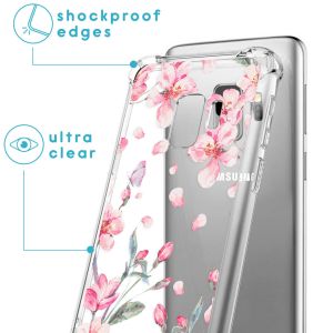 iMoshion Coque Design avec cordon Samsung Galaxy S9 - Blossom Watercolor
