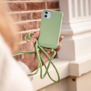 iMoshion Coque de couleur avec cordon amovible iPhone Xs / X - Vert