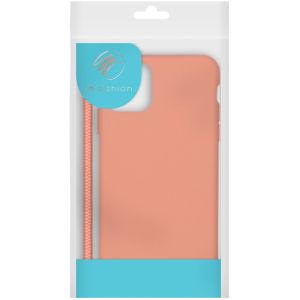 iMoshion Coque de couleur avec cordon amovible iPhone Xr - Peach