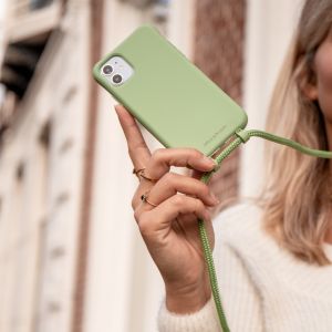 iMoshion Coque de couleur avec cordon amovible iPhone Xr - Vert