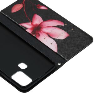 Coque silicone design Samsung Galaxy A21s - Flowers