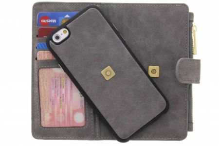 Porte-monnaie de luxe iPhone 6 / 6s - Gris
