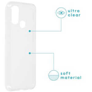 iMoshion Coque silicone OnePlus Nord N100 - Transparent