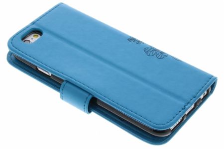 Etui de téléphone Fleurs de Trèfle iPhone 6 / 6s - Turquoise