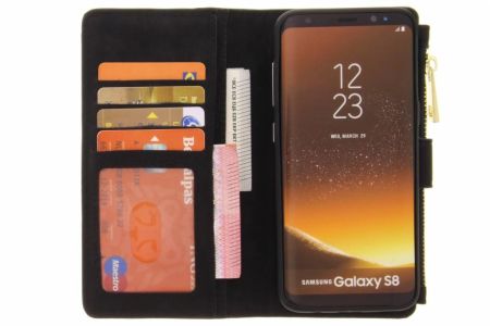 Porte-monnaie de luxe Samsung Galaxy S8 - Noir