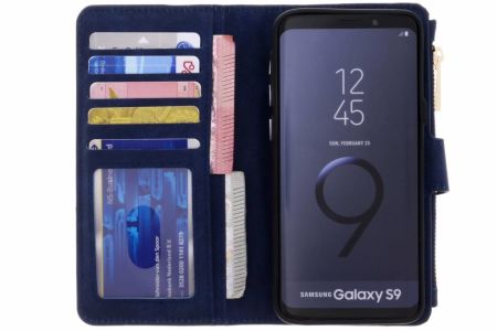 Porte-monnaie de luxe Samsung Galaxy S9 - Blue foncé