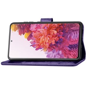 Etui de téléphone Fleurs de Trèfle Samsung Galaxy S20 FE