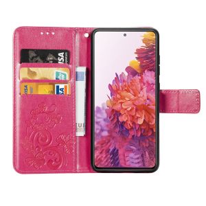 Etui de téléphone Fleurs de Trèfle Samsung Galaxy S20 FE