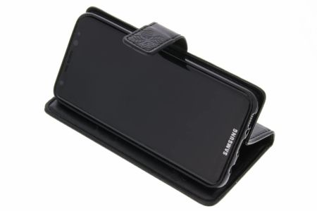 Etui de téléphone Fleurs de Trèfle Samsung Galaxy S8 - Noir