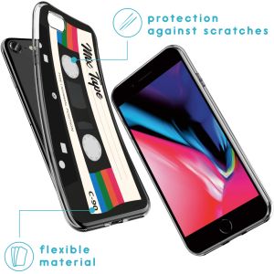 iMoshion Coque Design iPhone SE (2022 / 2020) / 8 / 7 / 6(s) - Cassette