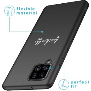 iMoshion Coque Design Samsung Galaxy A42 - Fuck Off - Noir