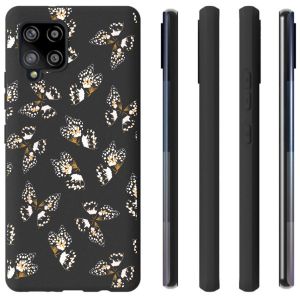 iMoshion Coque Design Samsung Galaxy A42 - Papillon - Noir / Blanc