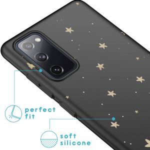 iMoshion Coque Design Samsung Galaxy S20 FE - Etoiles / Noir