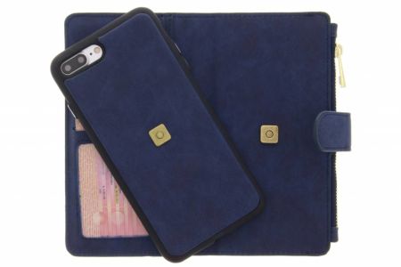 Porte-monnaie de luxe iPhone 8 Plus / 7 Plus - Bleu foncé