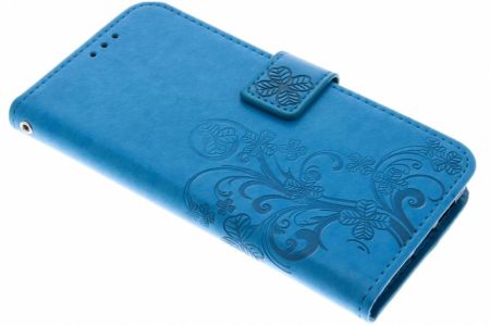 Etui de téléphone Fleurs de Trèfle Huawei 20 - Turquoise