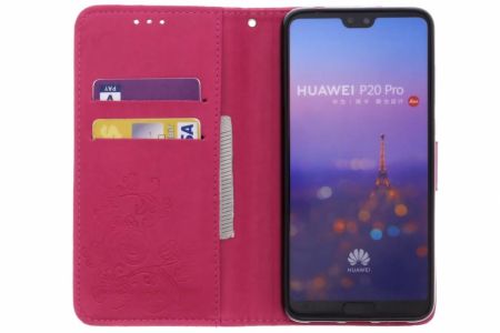 Etui de téléphone Fleurs de Trèfle Huawei 20 Pro - Rose