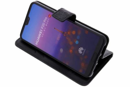 Etui de téléphone Fleurs de Trèfle Huawei 20 Pro - Noir