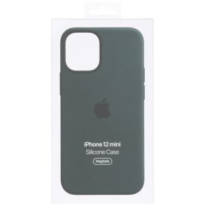 Apple Coque en silicone MagSafe iPhone 12 Mini - Cypress Green