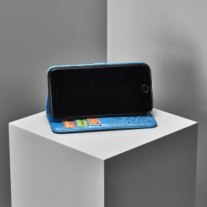 Etui de téléphone portefeuille Huawei P30 - Turquoise