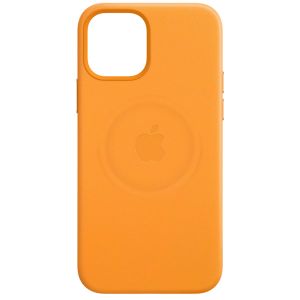 Apple Coque Leather MagSafe iPhone 12 Mini - California Poppy