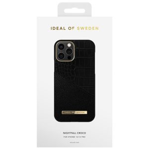 iDeal of Sweden Coque Atelier iPhone 12 (Pro) - Nightfall Croco