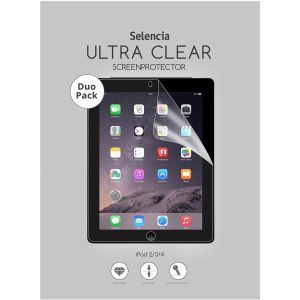 Selencia Protection d'écran Duo Pack Ultra Clear iPad 4 (2012) 9.7 pouces / iPad 4 (2012) 9.7 pouces / iPad 2 (2011) 9.7 pouces