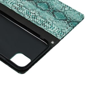 Etui de téléphone imprimé de serpent iPhone 11 - Vert