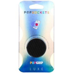 PopSockets Luxe PopGrip - Carbon Fiber Noir