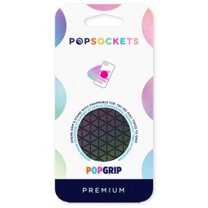 PopSockets PopGrip - Amovible - Reflective Techno Grid Chromatic