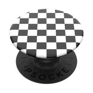 PopSockets PopGrip - Amovible - Checker Black