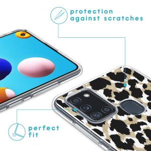 iMoshion Coque Design Samsung Galaxy A21s - Leopard