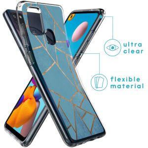 iMoshion Coque Design Samsung Galaxy A21s - Blue Graphic