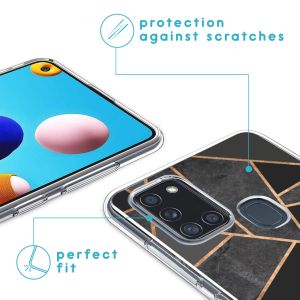 iMoshion Coque Design Samsung Galaxy A21s - Black Graphic