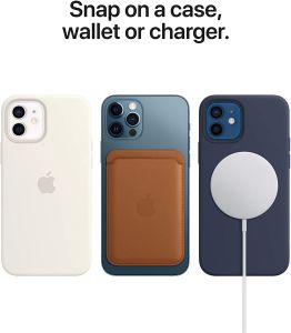Apple Coque Leather MagSafe iPhone 12 Mini - Baltic Blue