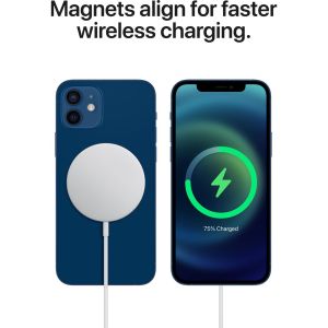 Apple Coque en silicone MagSafe iPhone 12 (Pro) - Plum