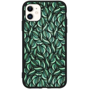 Coque design Color iPhone 11 - Green Botanic
