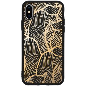 Coque design Color iPhone X / Xs - Golden Leaves